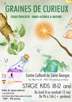 Stage magi-sciences + nature (stage kids)